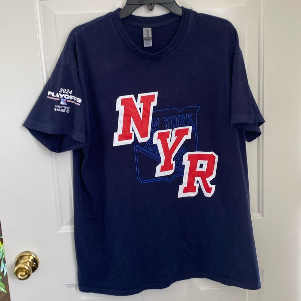 New York Rangers 2024 Playoffs Tee Shirt - Size XL
